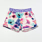 Floral jersey shorts - Size 2