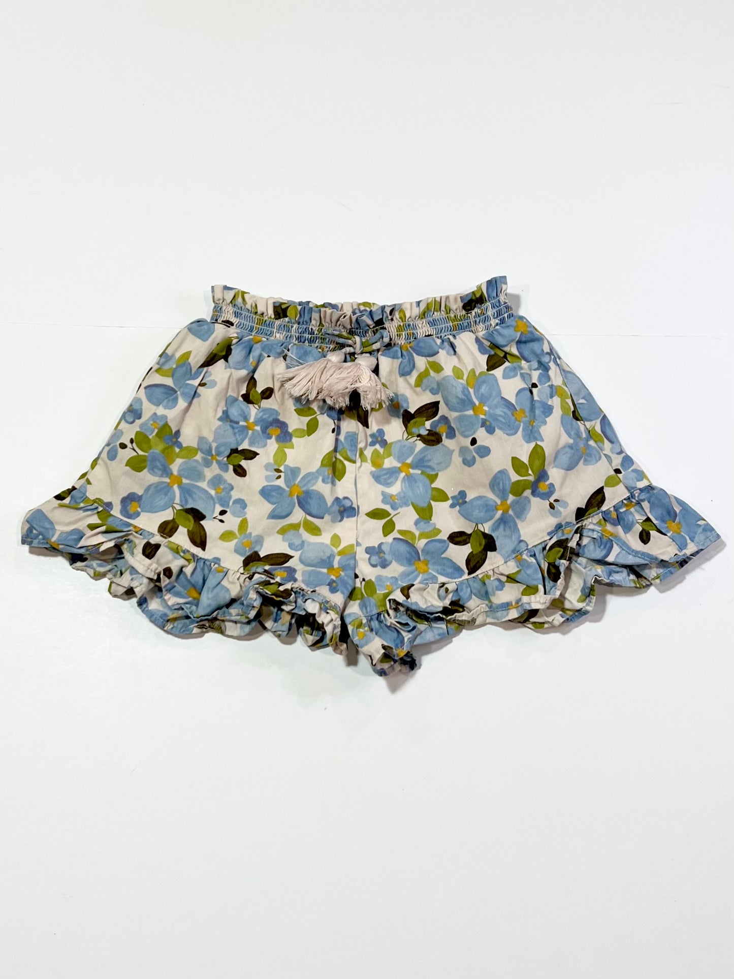 Floral ruffle shorts - Size 2