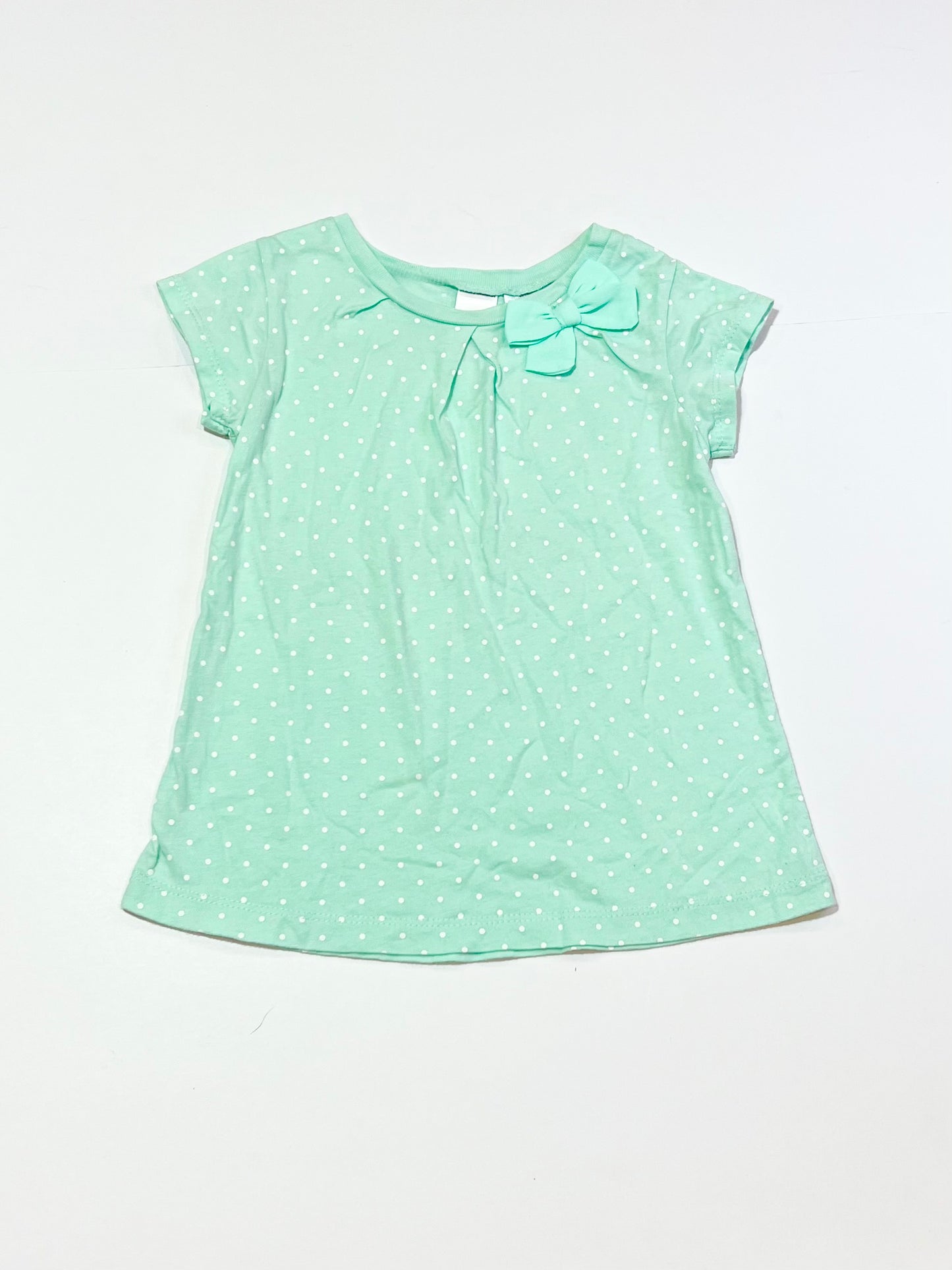 Green spotty tee - Size 2