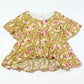 Floral ruffle top - Size 2