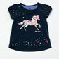 Navy horse tee - Size 2
