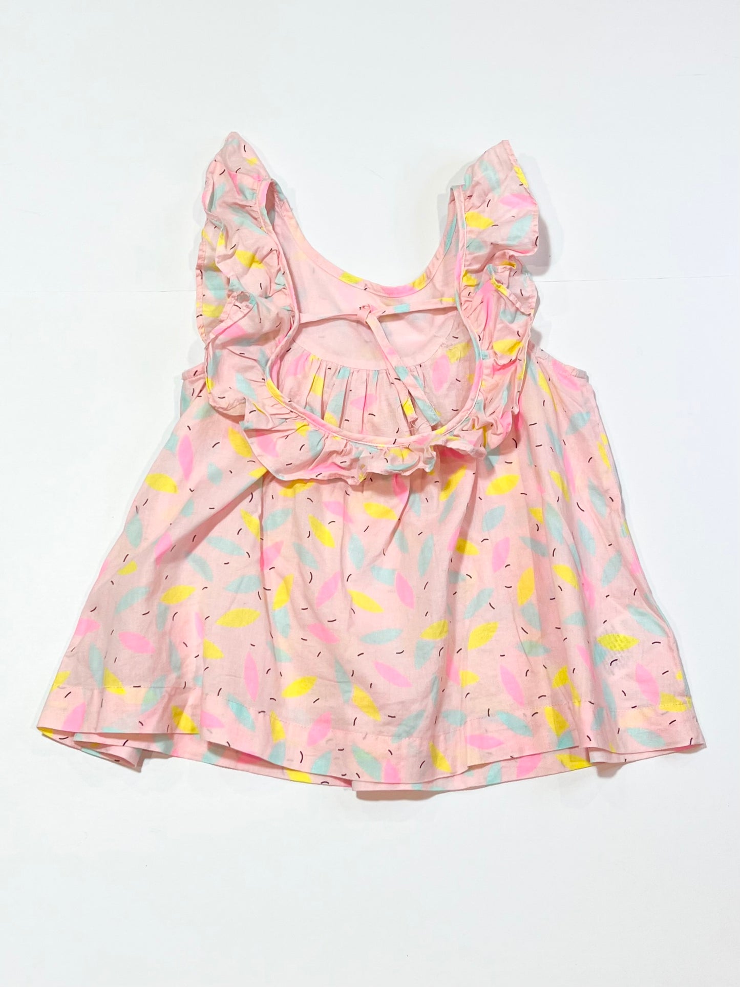 Pink ruffle top - Size 2