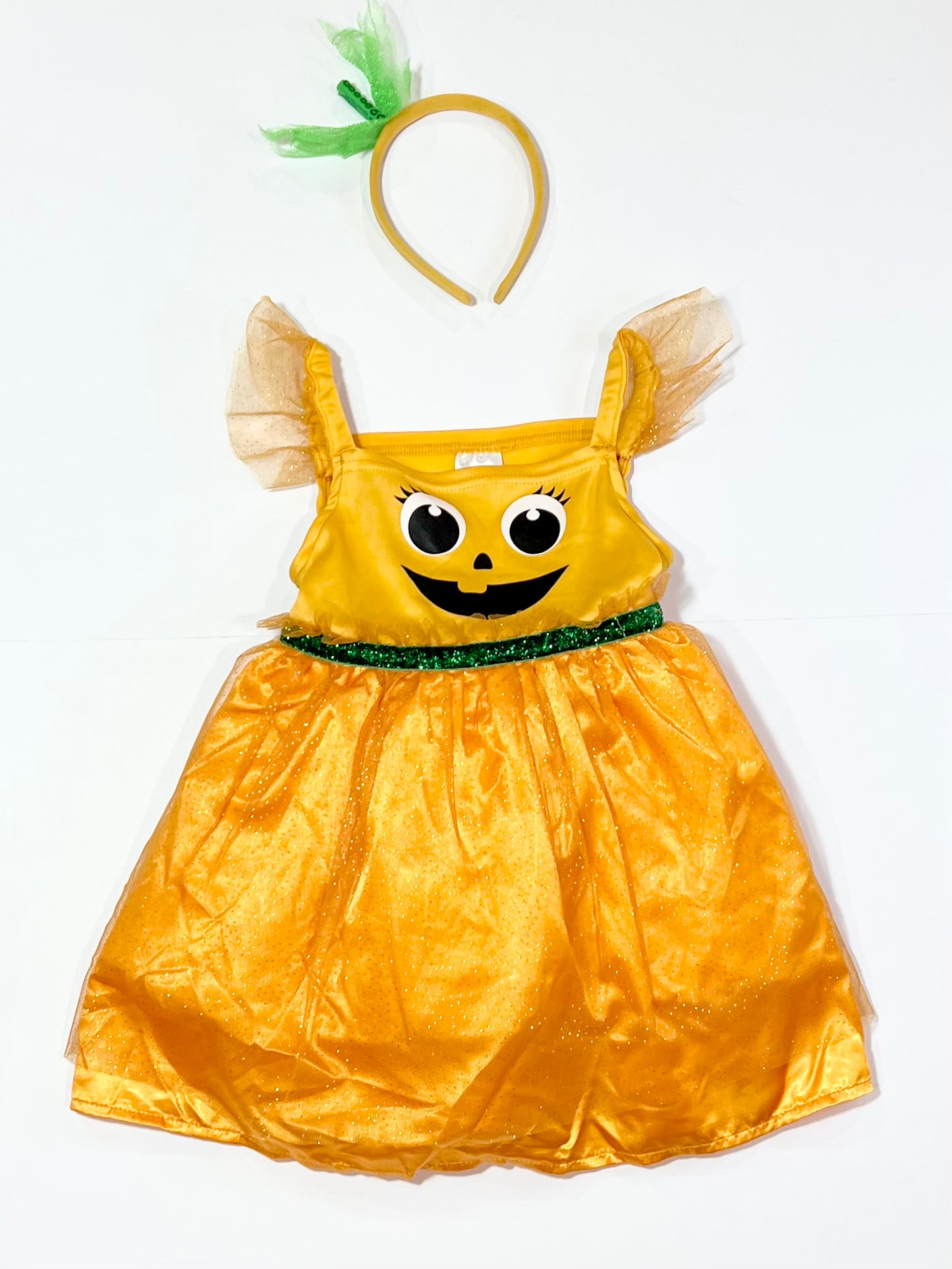 Pumpkin tulle costume - Size 2-3