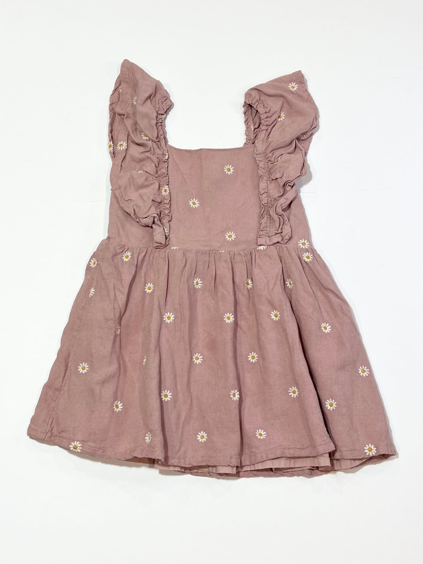 Embroidered daisies dress - Size 2