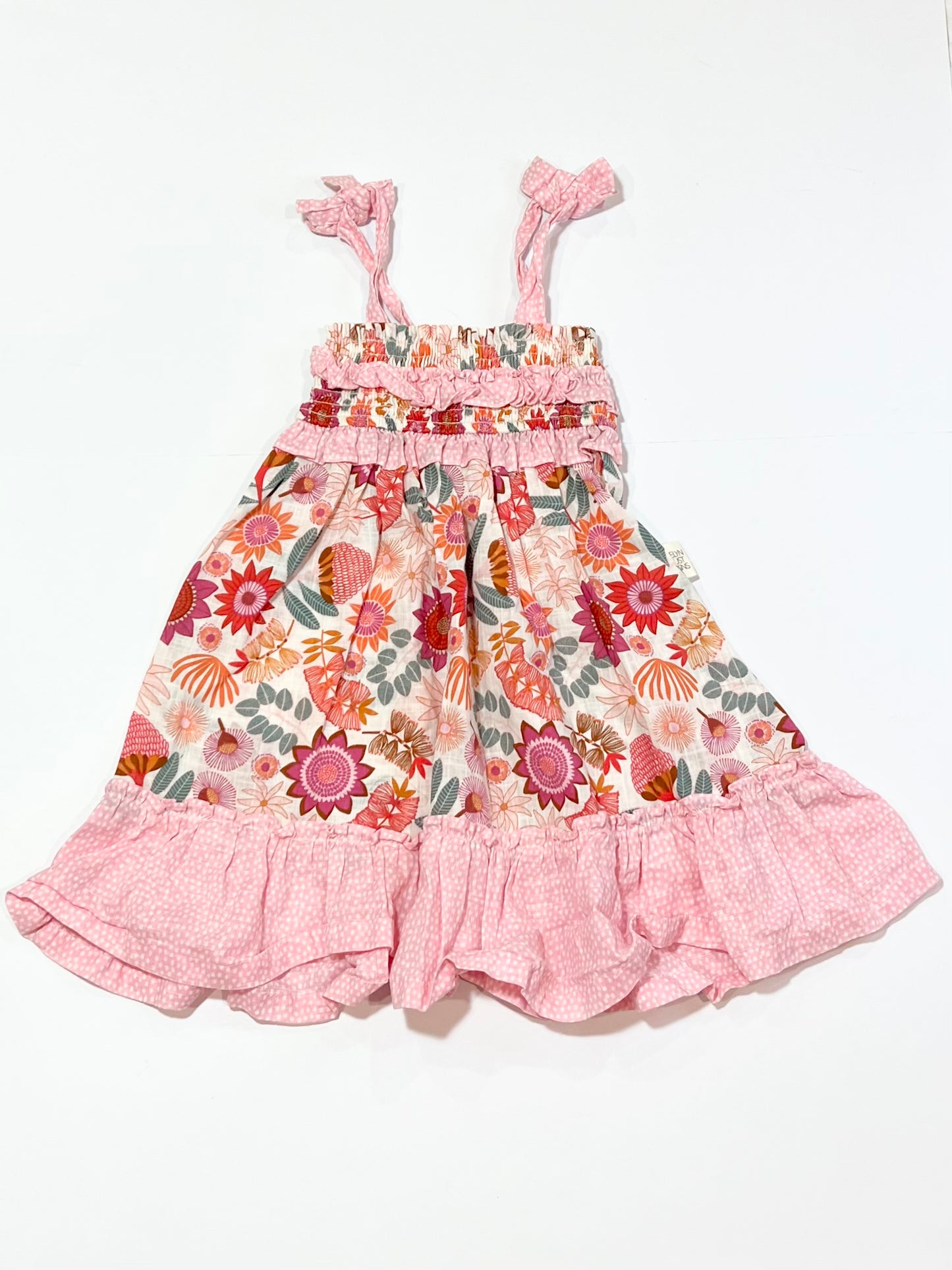 Woven floral dress - Size 2