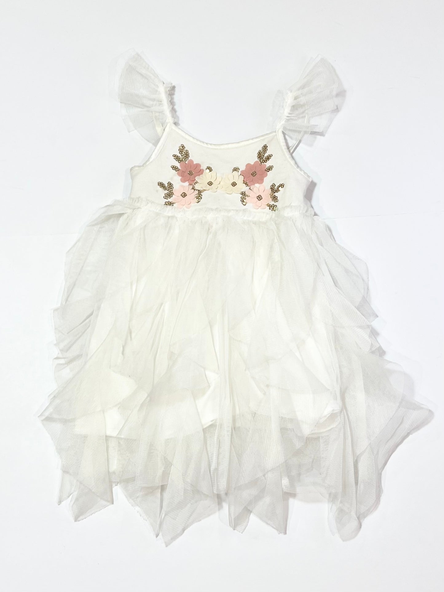 White tulle dress - Size 2