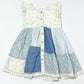 Woven patches dress - Size 2