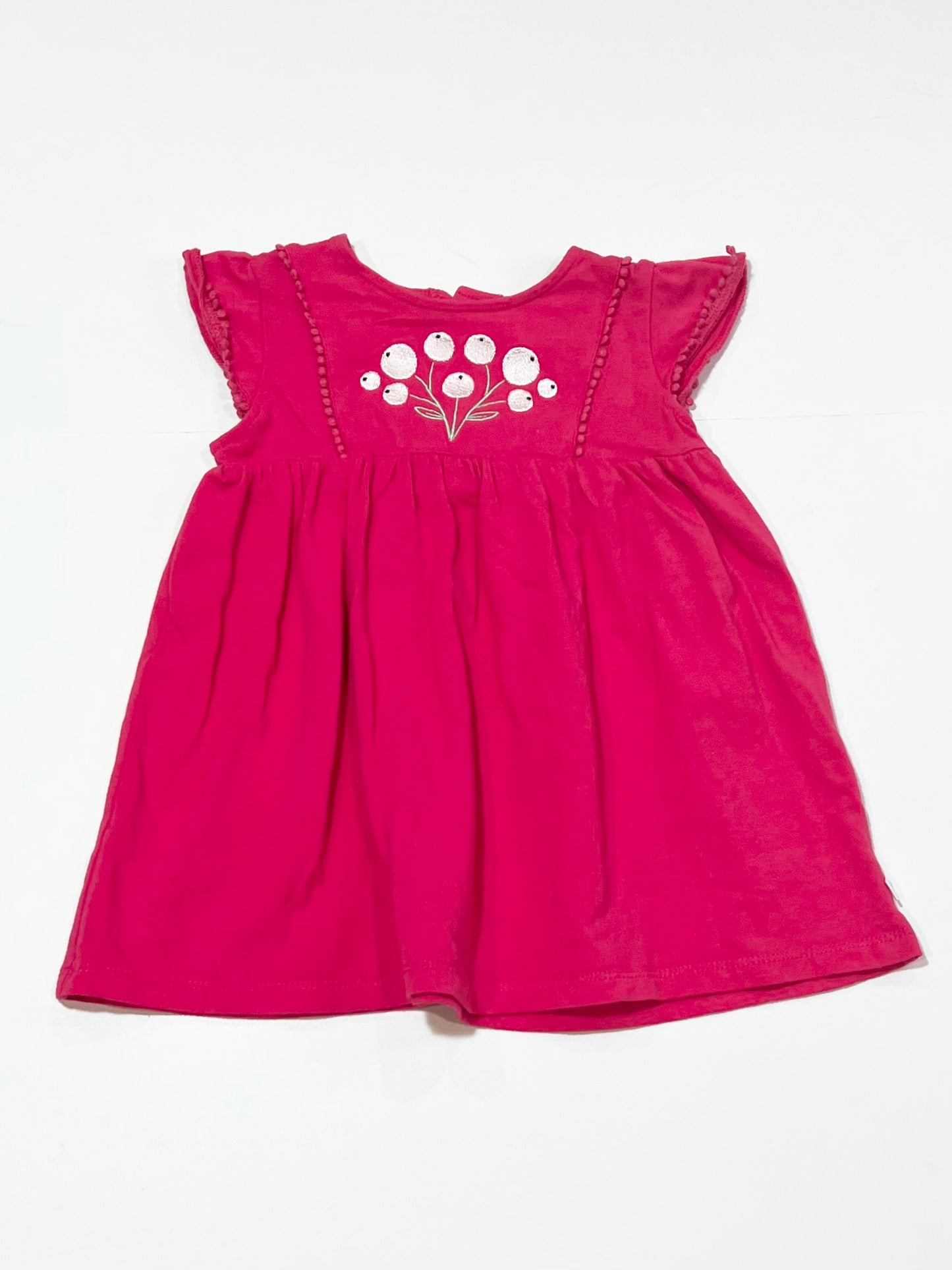Pink jersey dress - Size 2