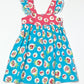 Ruffle roses dress - Size 2-3