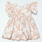 Floral flutter sleeve dress - Size 2