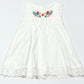 White embroidered dress - Size 2