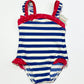 Striped one-piece swimsuit brand new - Size 1