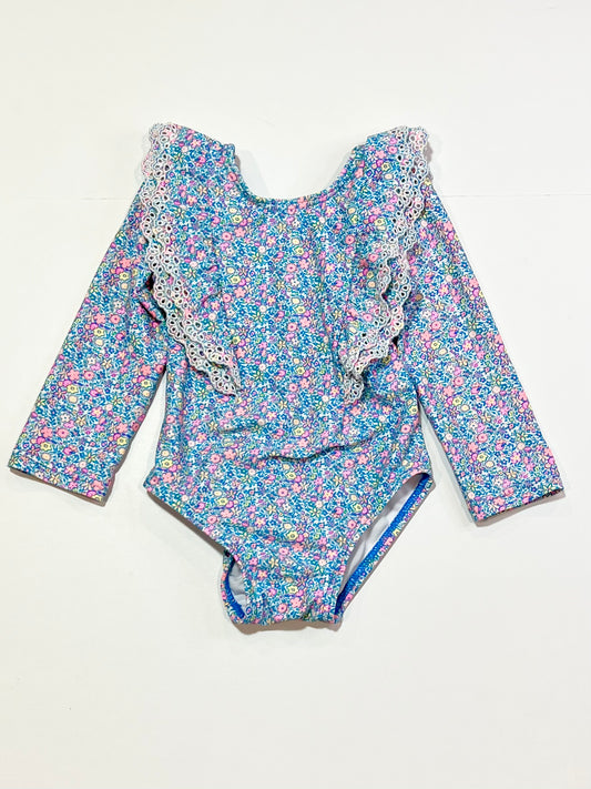 Floral one-piece swimsuit - Size 1