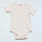 Pink ribbed bodysuit - Size 1