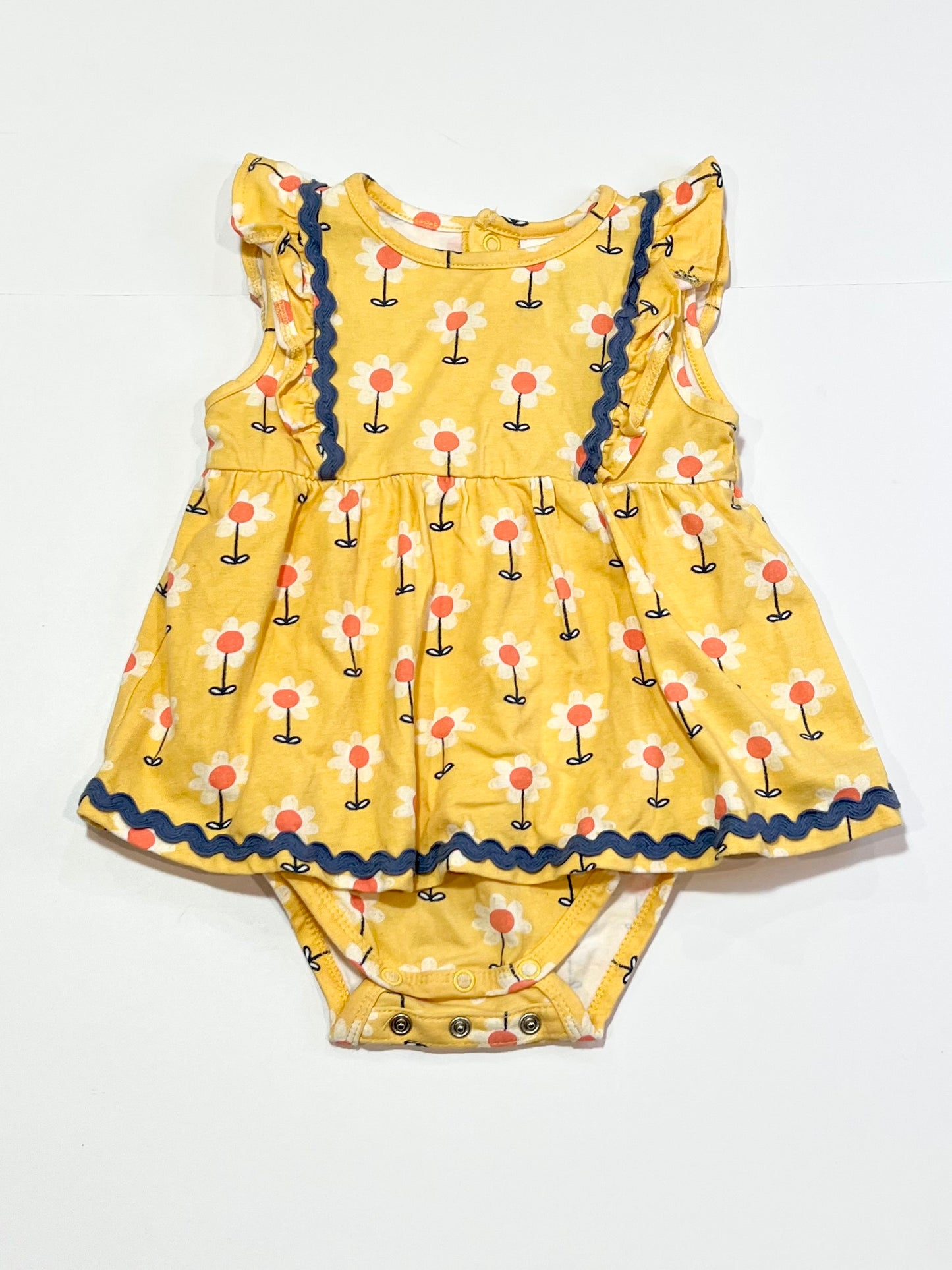 Floral bodysuit dress - Size 1