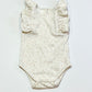 Floral ruffle bodysuit - Size 1