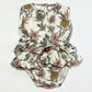 Floral muslin romper - Size 1