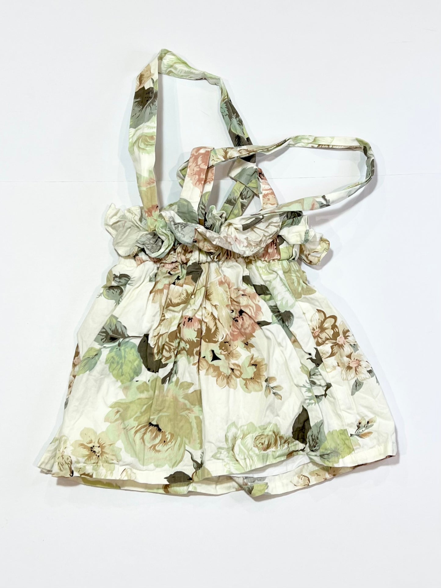 Floral suspender skirt - Size 1
