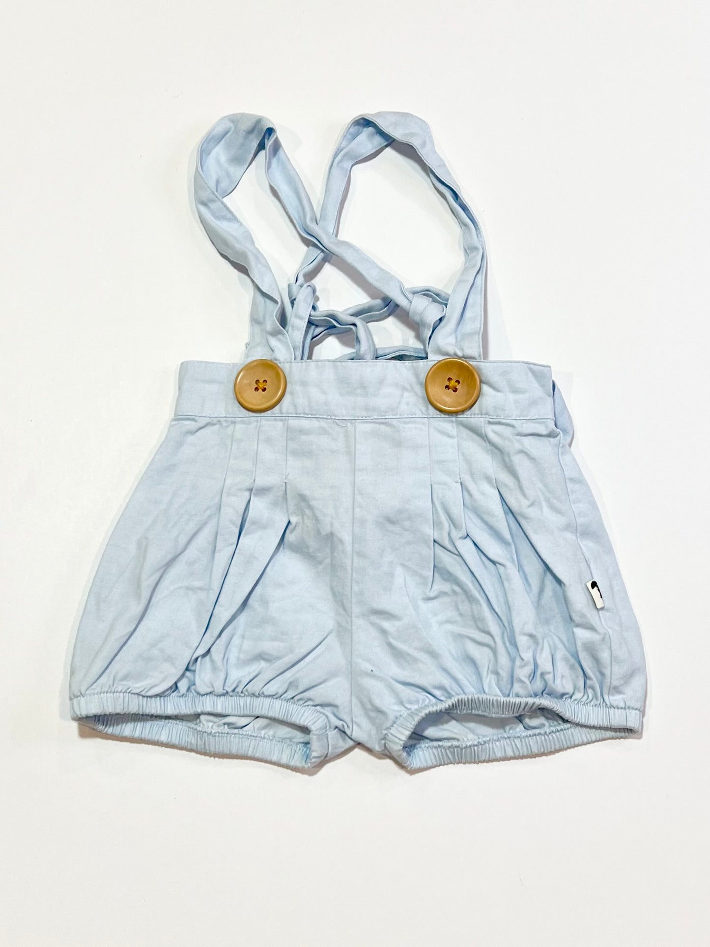 Blue suspender shorts - Size 1