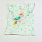 Green bird ruffle tee - Size 1