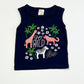Navy applique tank - Size 1