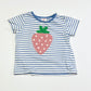Striped strawberry tee - Size 1