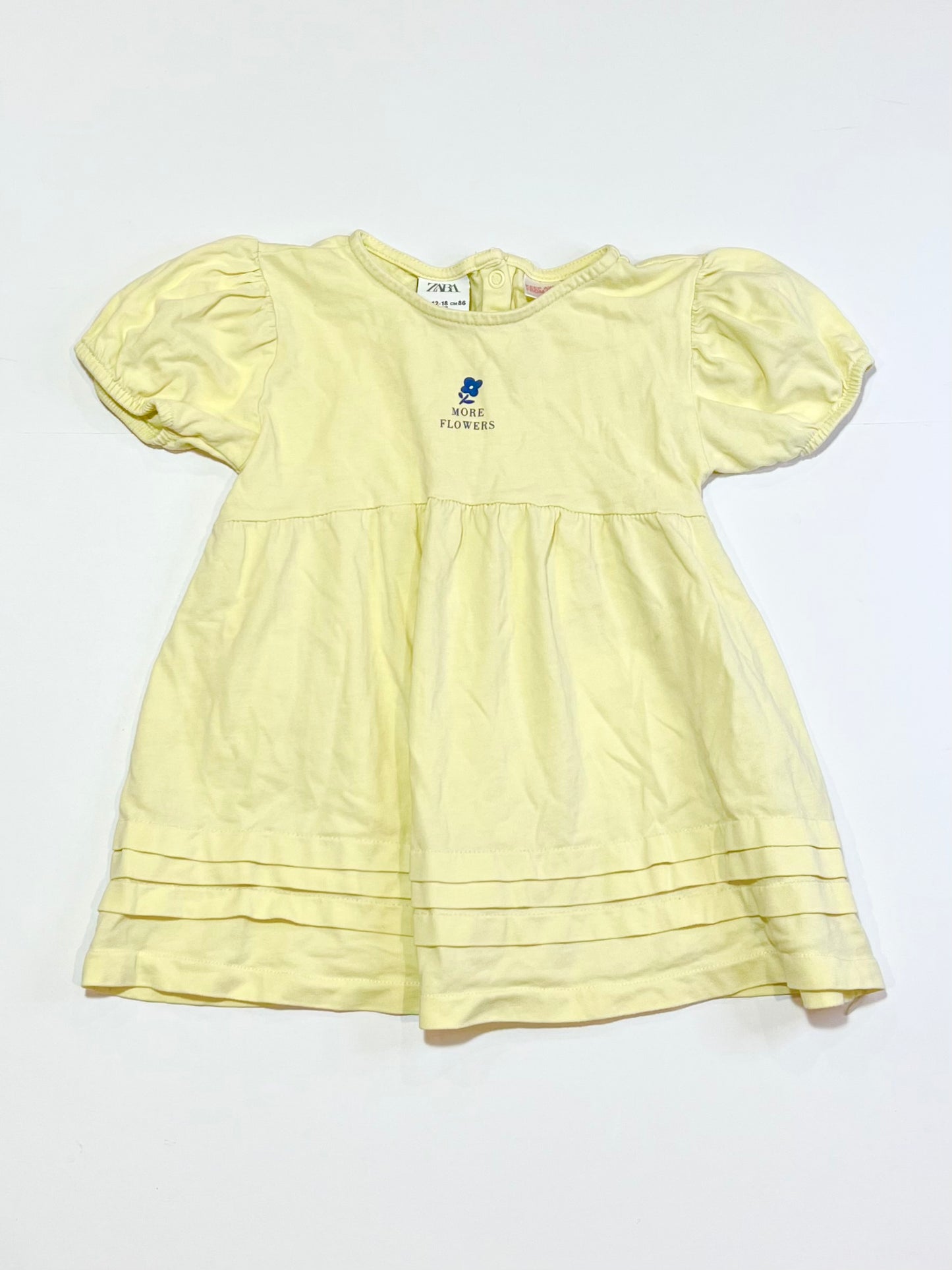 Yellow jersey dress - Size 1