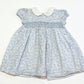 Floral smocked corduroy dress - Size 1