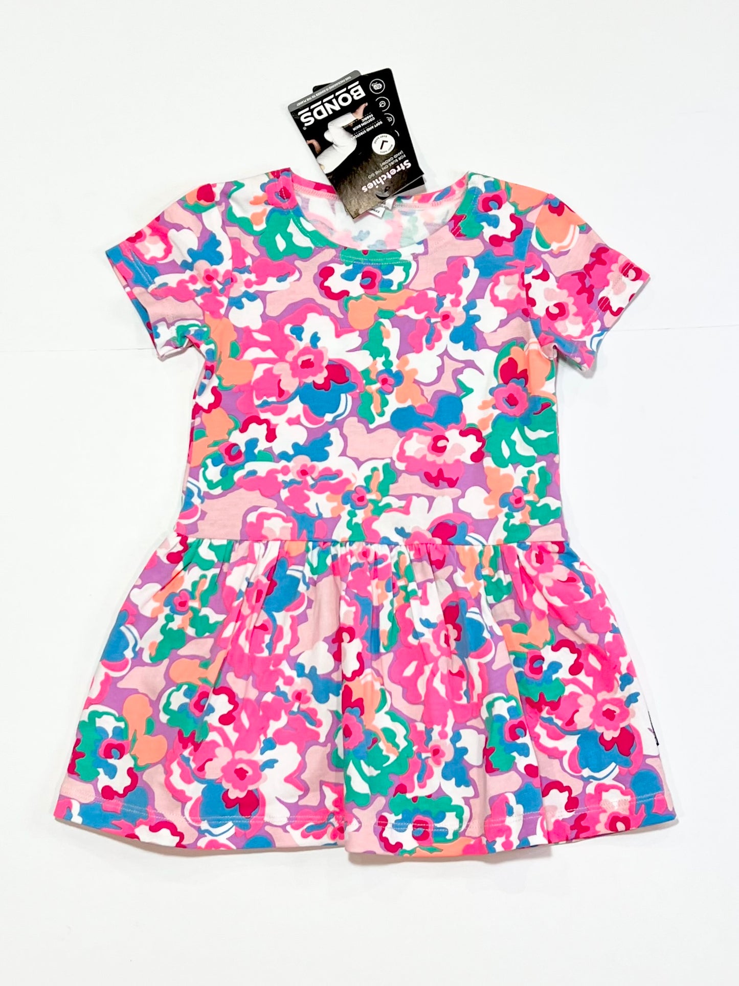 Floral jersey dress brand new - Size 1