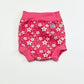 Pink floral resuable swim nappy - Size 6-12 months