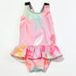 Leafy one-piece swimsuit - Size 0