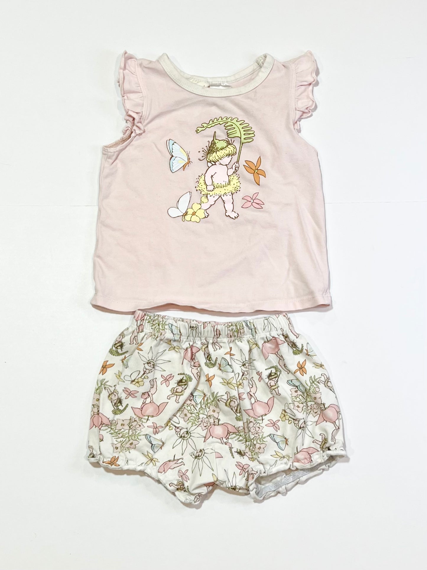Pink Gumnut Babies pyjamas - Size 0