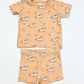 Orange unicorn pyjamas - Size 0