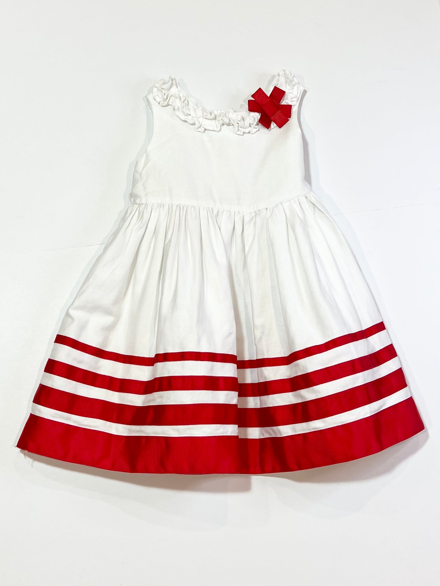 Red ribbon dress - Size 0