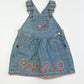 Denim pinafore - Size 6-9 months