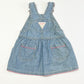 Denim pinafore - Size 6-9 months