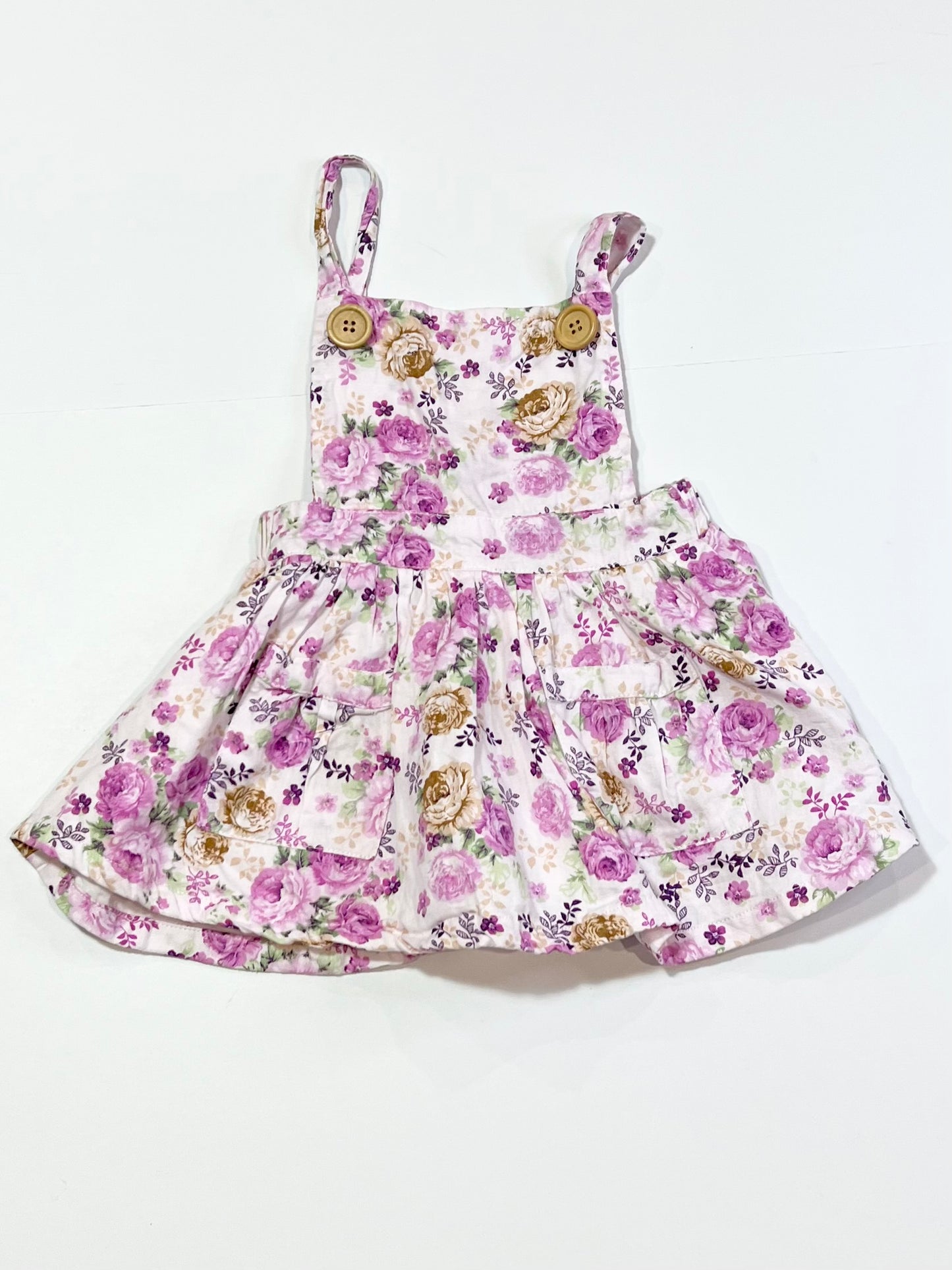 Floral pinafore - Size 0