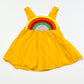 Yellow rainbow dress - Size 0