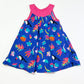 Blue toucans dress - Size 0