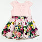 Pink floral dress - Size 0