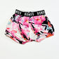 Pink floral shorts - Size 0