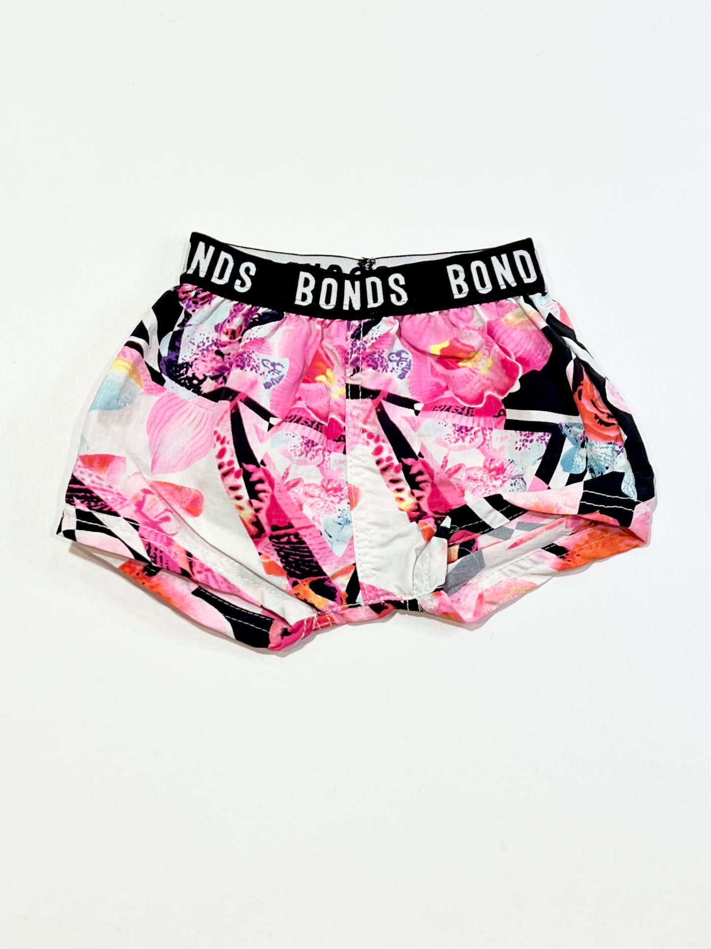 Pink floral shorts - Size 0