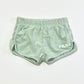 Green terry shorts - Size 0