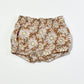 Brown floral shorts - Size 0