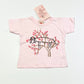 Pink sausage dog tee brand new - Size 0