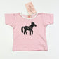 Pink horse tee brand new - Size 0