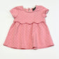 Pink scalloped top - Size 9-12 months