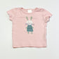 Pink bunny tee - Size 0