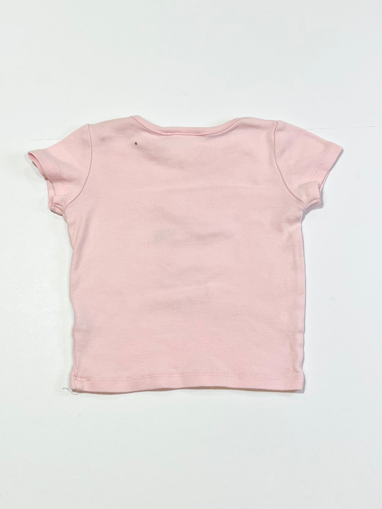 Pink bunny tee - Size 0