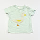Green duck tee - Size 0